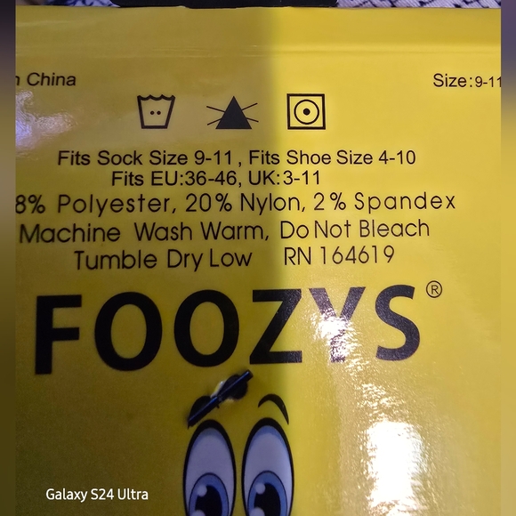 NWT Foozy's #1 Mom Socks - Picture 3 of 3